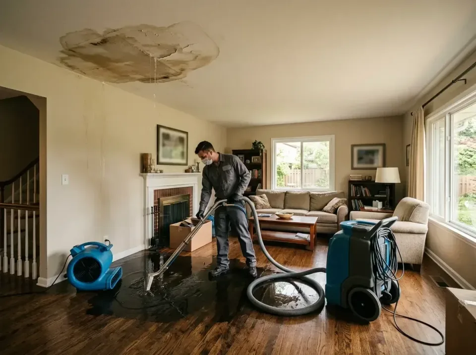attic-pipe-burst-ceiling-drip-008 — frequently asked questions, Water Damage Restoration & Carpet Care in Manitowoc, WI